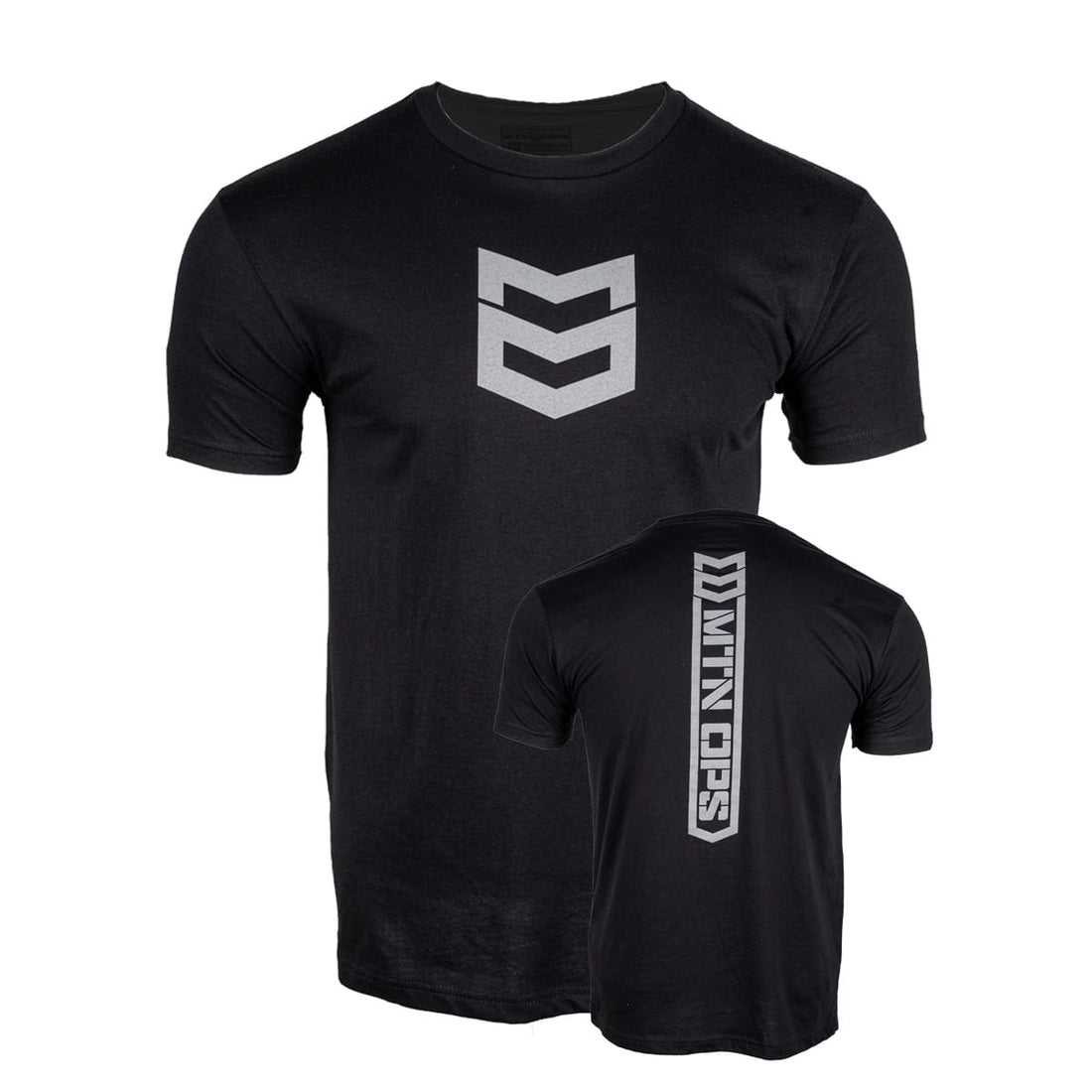 STACKED TEE - Black / XXL