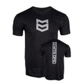 STACKED TEE - Black / XXL