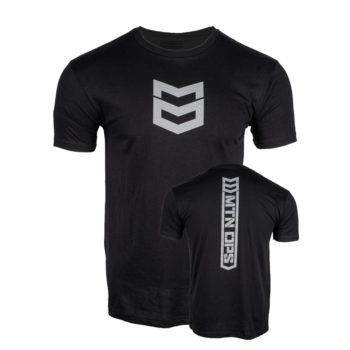 STACKED TEE - Black / XXL