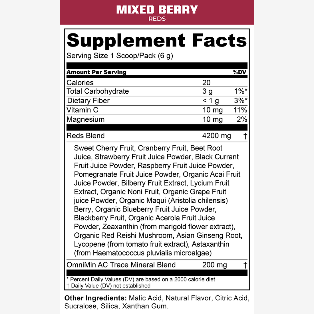 SUPER REDS SAMPLER