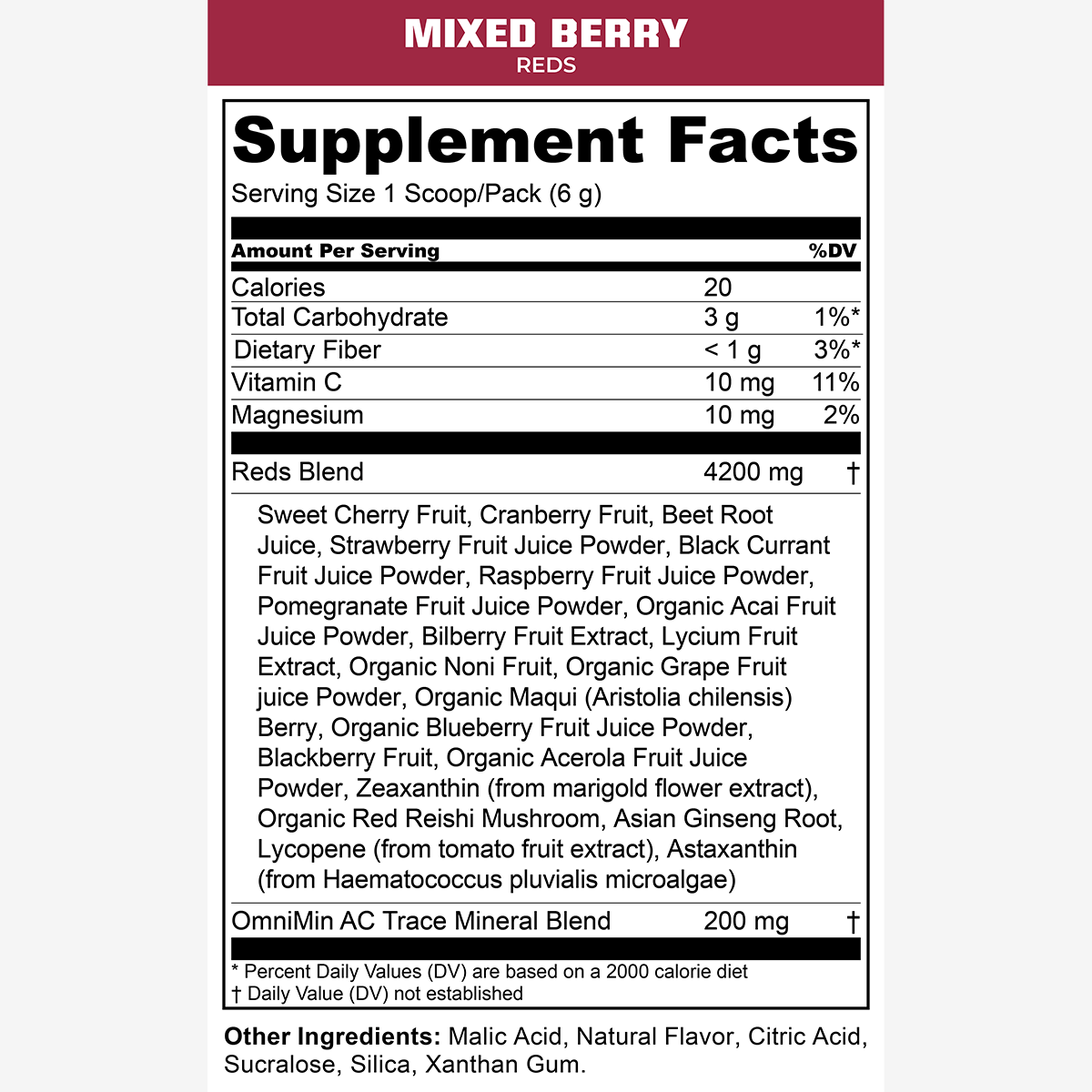 SUPER REDS SAMPLER