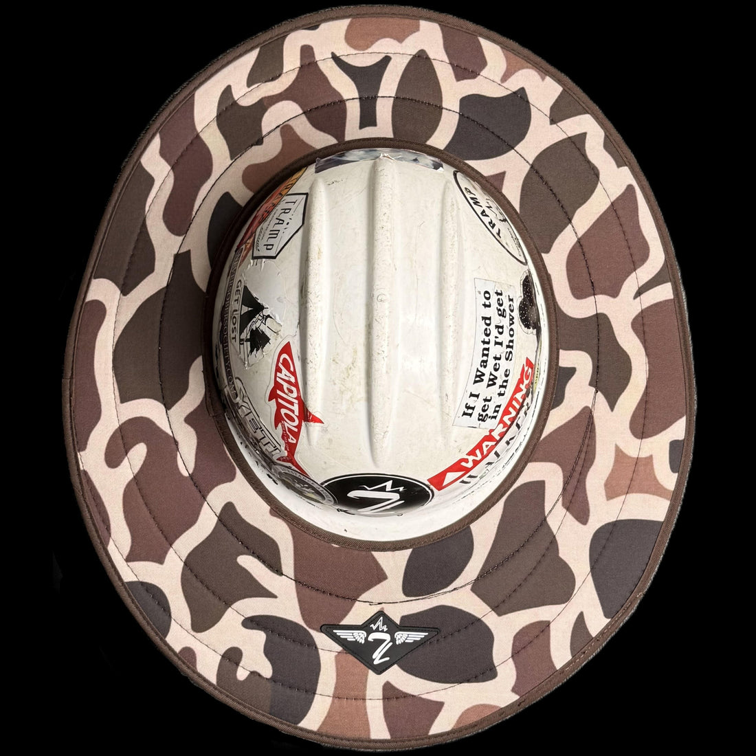 Duck Camo Dual Hard Hat Sun Shade