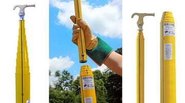 Utility Solutions 8' BLUE STRIPE Take Apart Hot Stick - USTS-TA-008