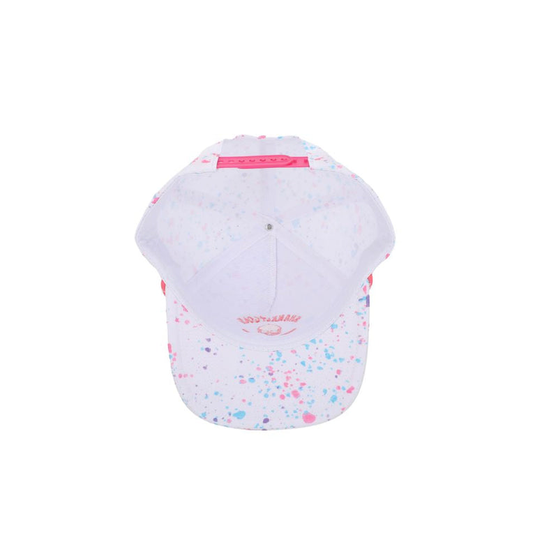 Load image into Gallery viewer, White Paint Splatter Golf Hat
