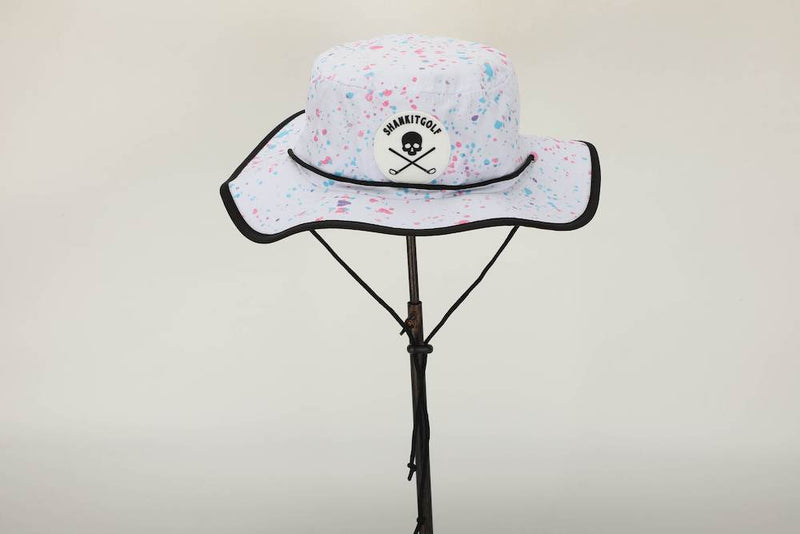 Load image into Gallery viewer, White Paint Bucket Hat
