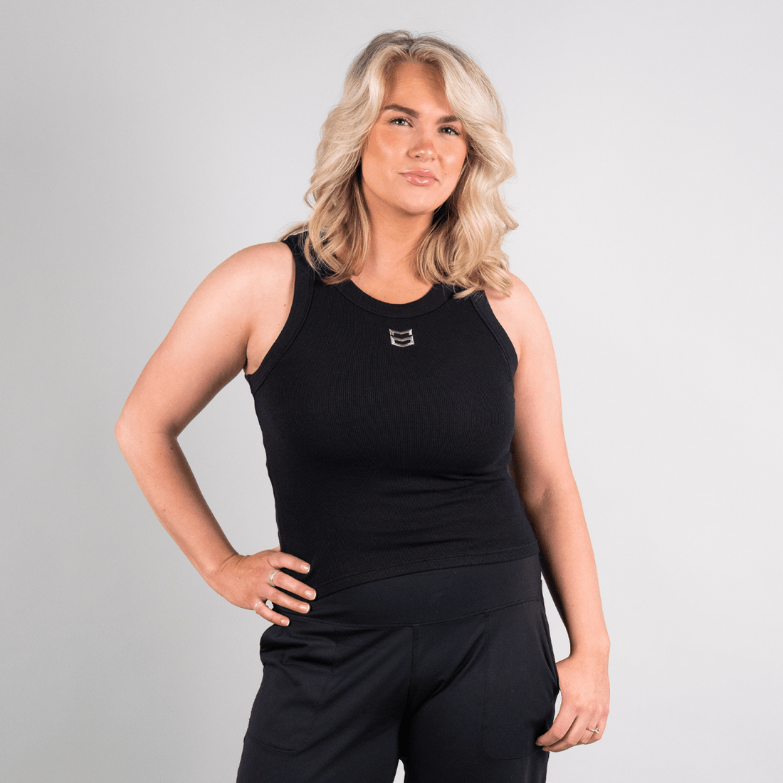 WOMEN'S CHARM CROP TOP - Gray / XXL