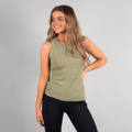 WOMEN'S CHARM TANK TOP - Olive / XXL