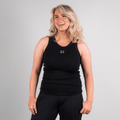 WOMEN'S CHARM TANK TOP - Black / XXL