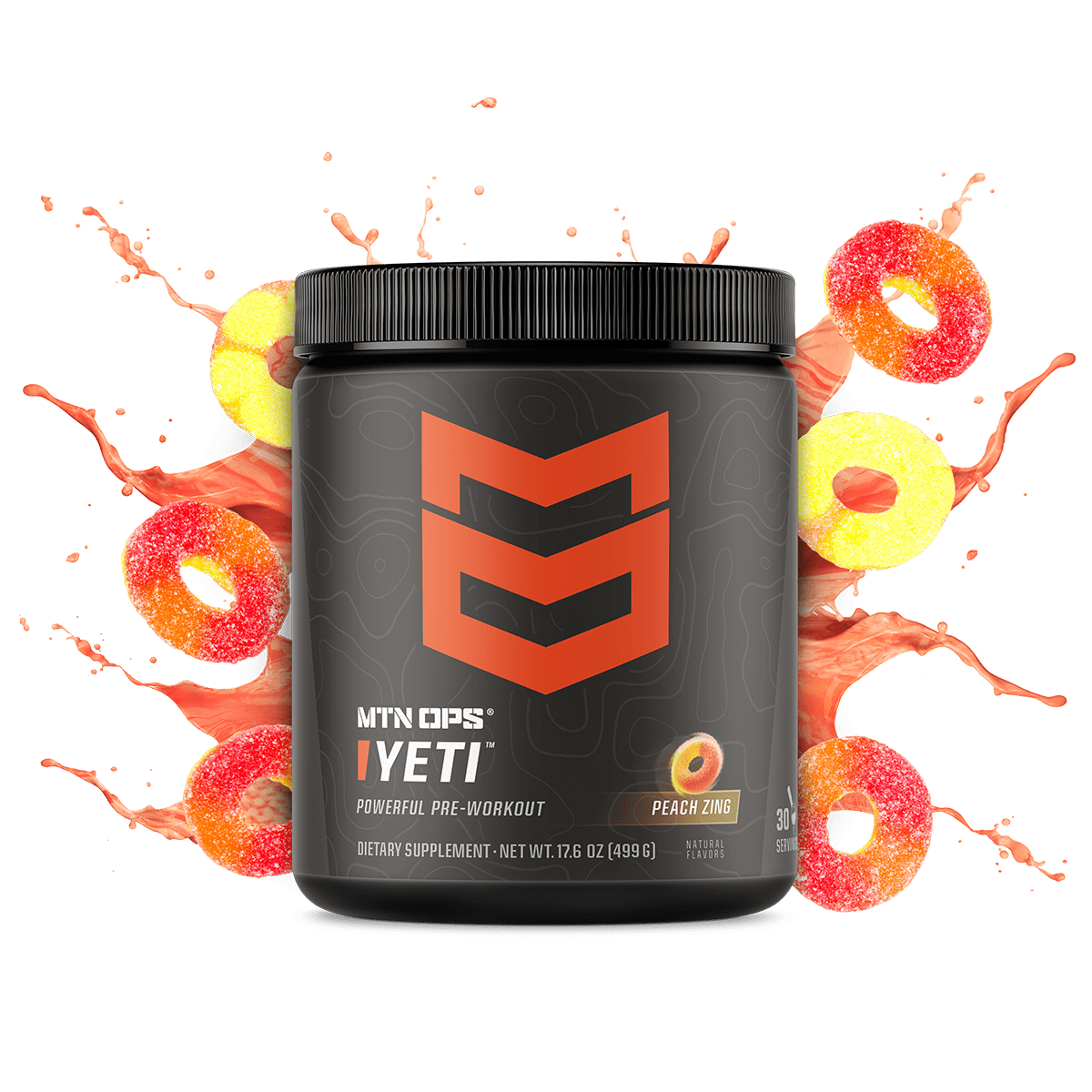 YETI - Peach Zing / Tub - 30 Servings