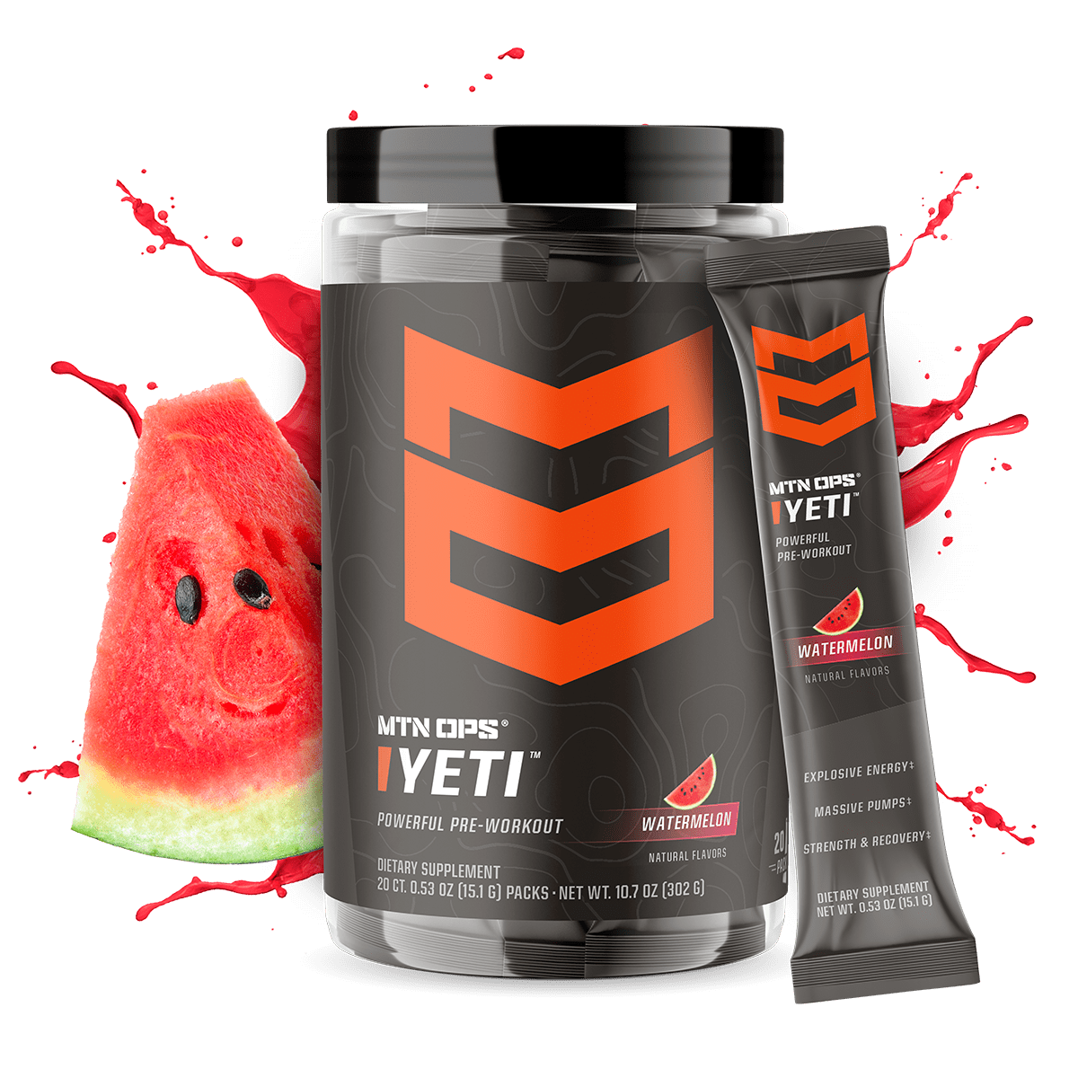 YETI - Watermelon / Trail Packs - 20 Packs