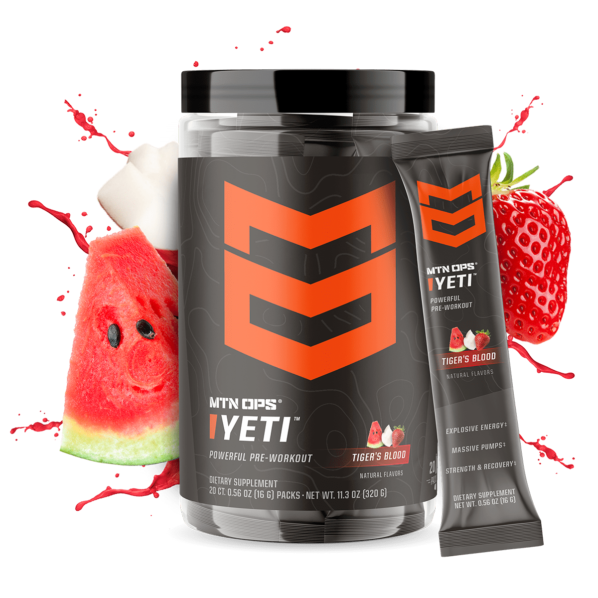 YETI - Tigers Blood / Trail Packs - 20 Packs
