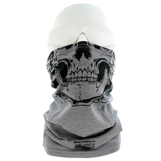 CAT 2 FR Skully Gray Face Muffler