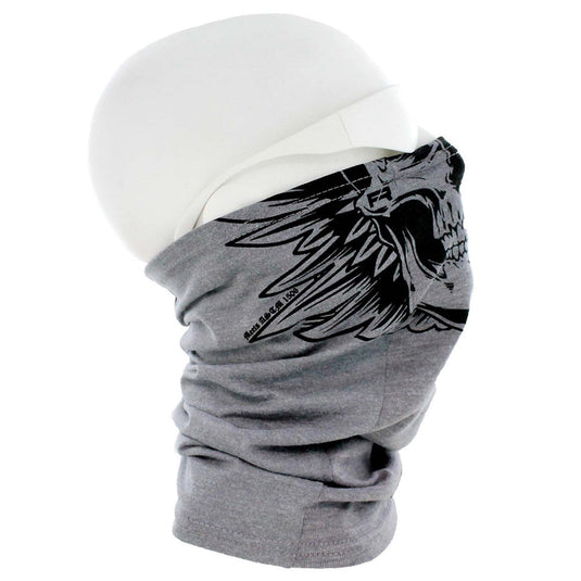 CAT 2 FR Skully Gray Face Muffler