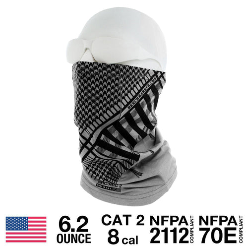 CAT 2 FR American Shemagh Gray Neck Gaiter