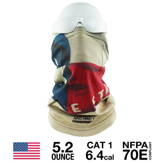 CAT 1 FR Texas Beige Face Gaiter